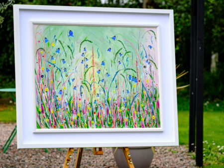 Bluebell Meadow Original Canvas