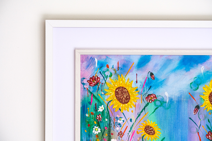 Forever Sunshine frame detail by Lorraines Art