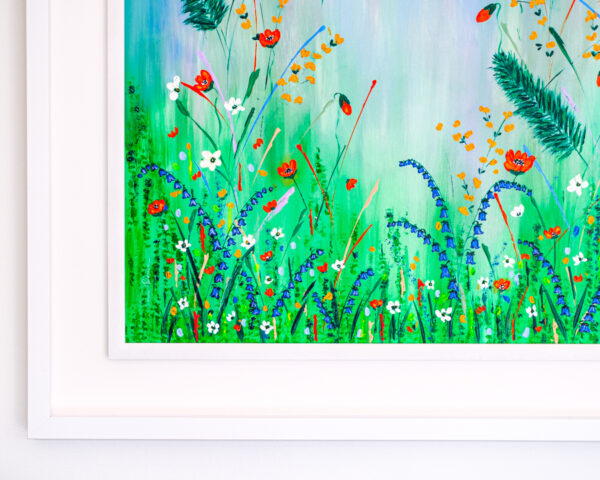 Frame Detail of Dancing in the Bluebells by Lorrines Art