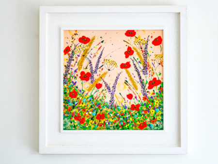 A Burst of Poppies Original Irish Art by Lorraine's Art